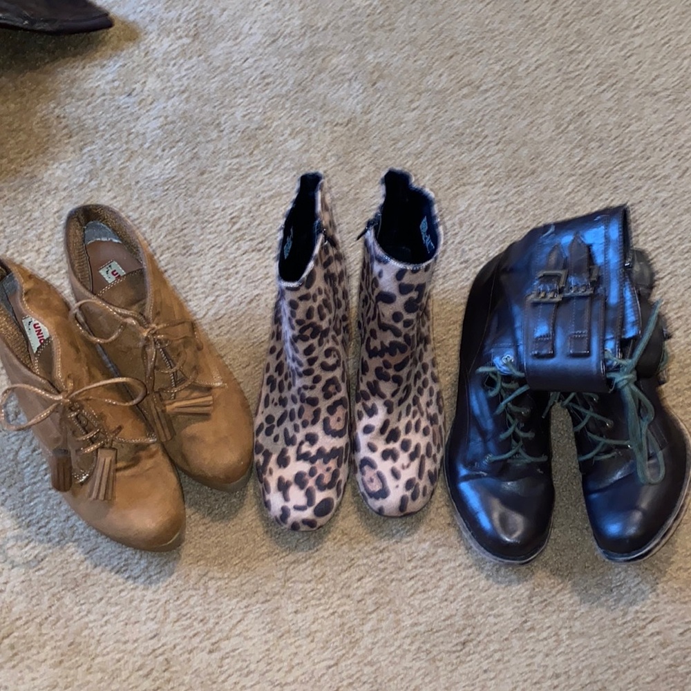 BUNDLE Three pair Boots